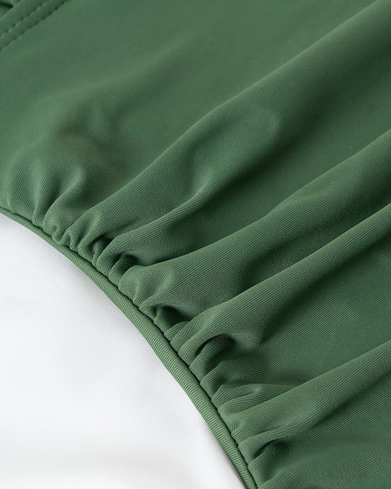 Hela Plagg Rynkad V-Hals