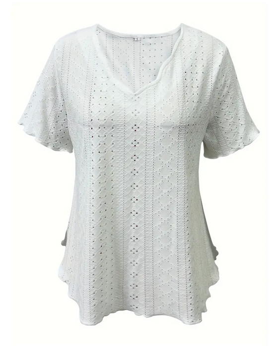 T-Shirt Med V-Ringning Och Holländsk Design