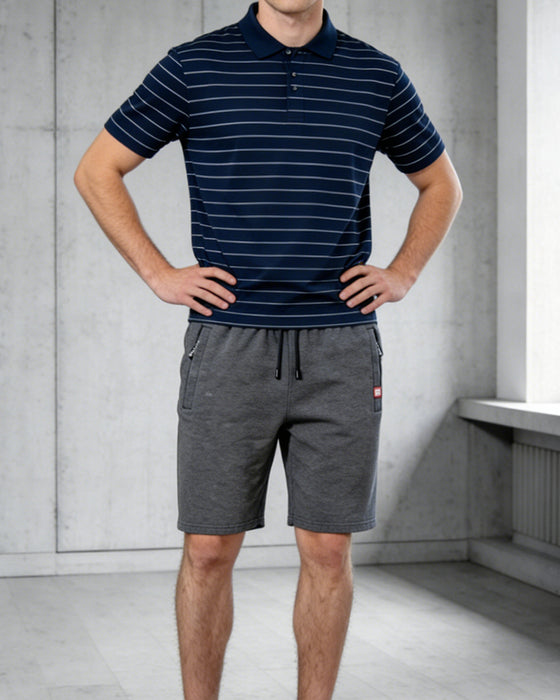Shorts Herr Enfärgad Strand