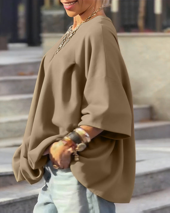 Topp Enfärgad Lös Asymmetrisk