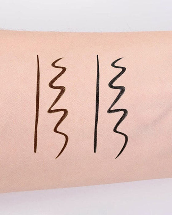 Snabbtorkande och vattentät eyeliner