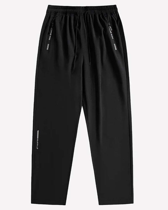 Byxor Elastisk Midja Bokstav Tryck Athletic