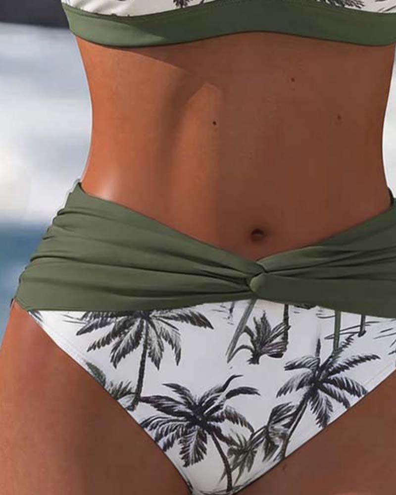 Bikini Resort Färgblock Patchwork