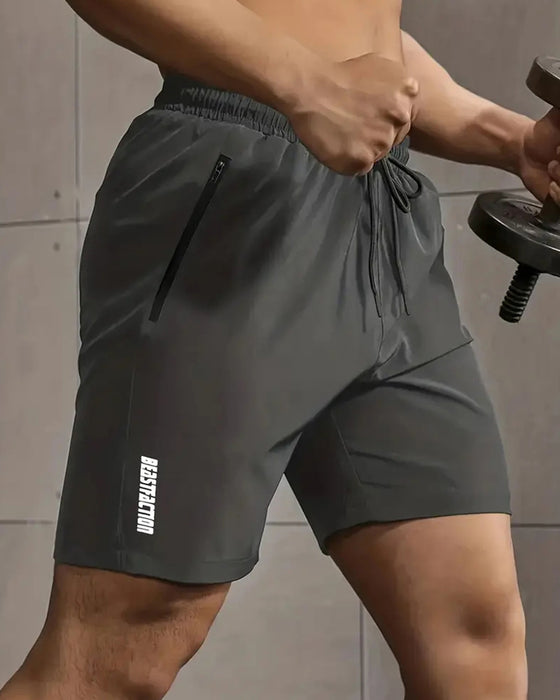 Herr Shorts Snabbtorkande Dragkedjeficka Athletic