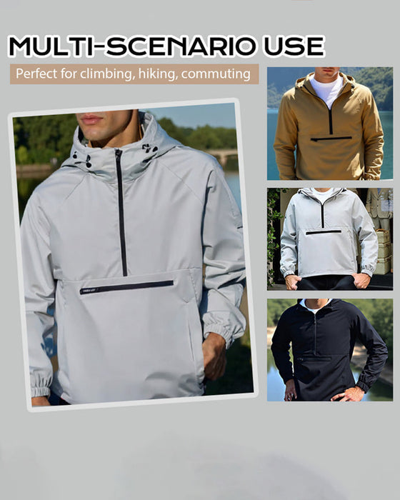 Herrarnas Vindtät Och Vattentät Utomhusjacka