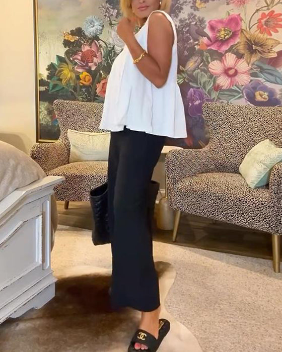 Mångsidig Kamisol med Eleganta Rynkor