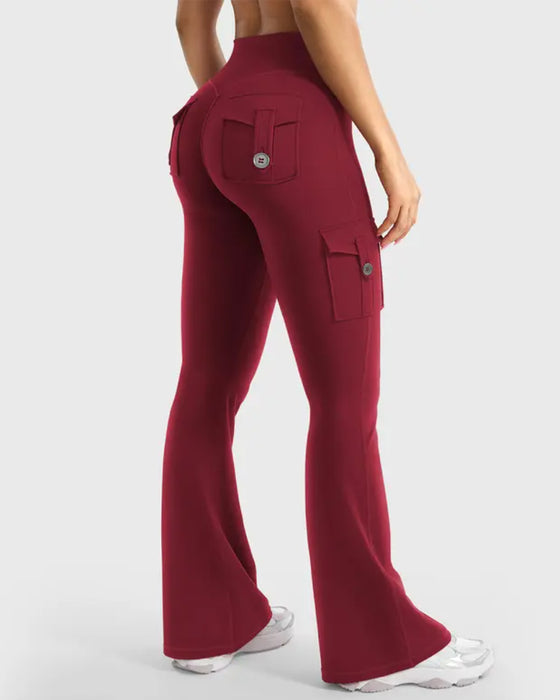 Leggings Utsvängda Arbetskläder Yoga