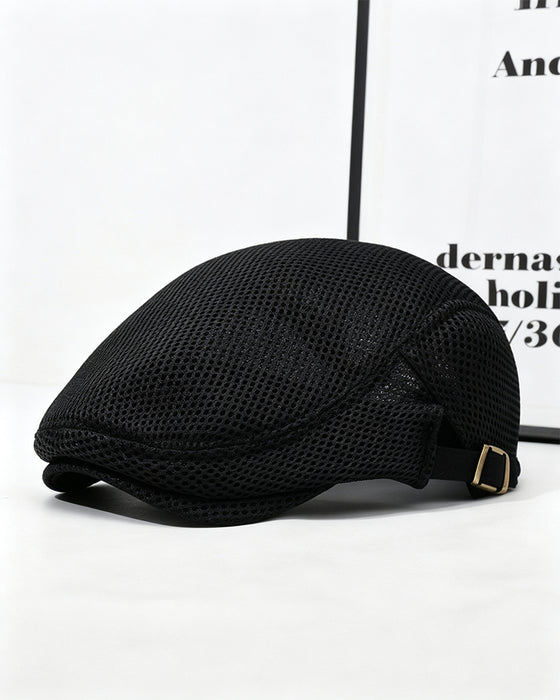 Herr Andas Nät Flat Keps - Justerbar Newsboy Ivy Basker Sommarhatt