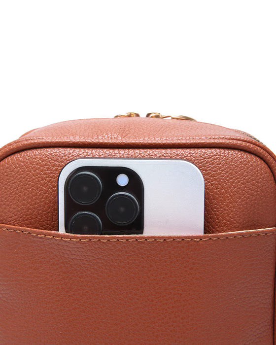 Väska Crossbody Läder