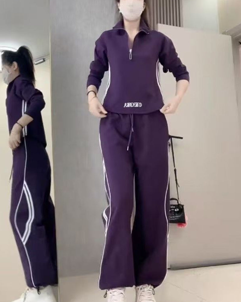 Tvådelade Set Avslappnad Sport Figursmickrande