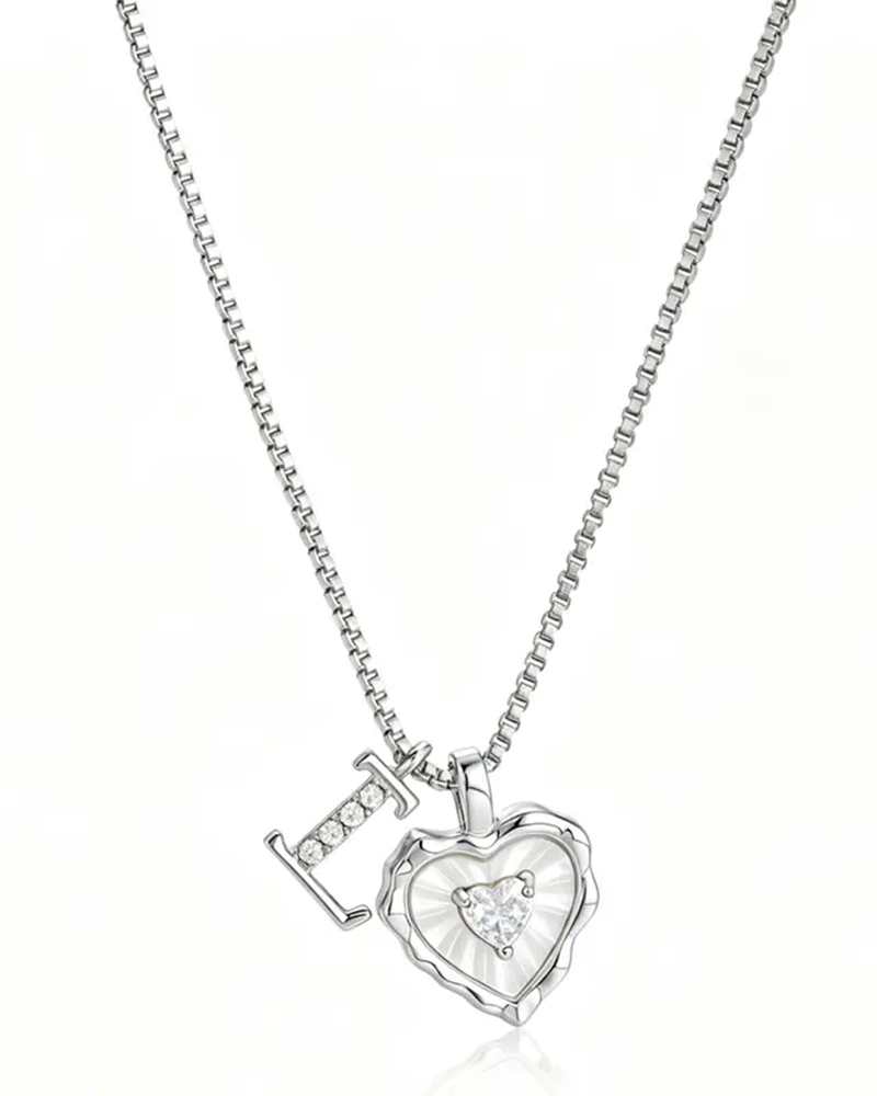 A–Z Mikropave Bokstavspendel Halsband