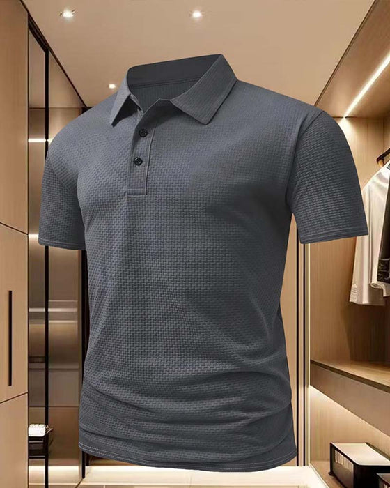 T-Shirts Krage Knappslå Knapp