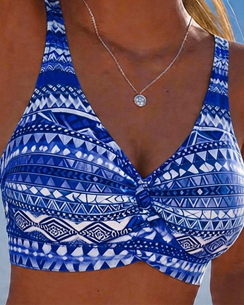 Bikini Geometrisk Tvådelad