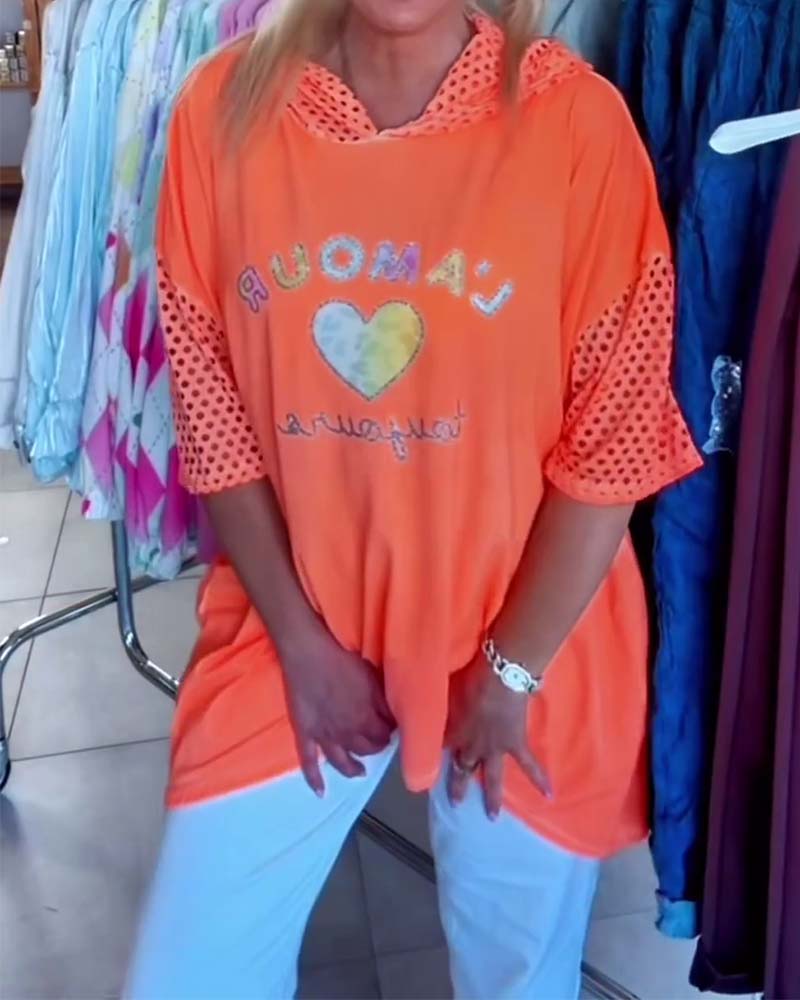 Huvtröja En Oversized Casual