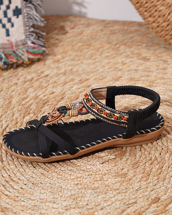 Sandaler Bohemiska Öppen Tå