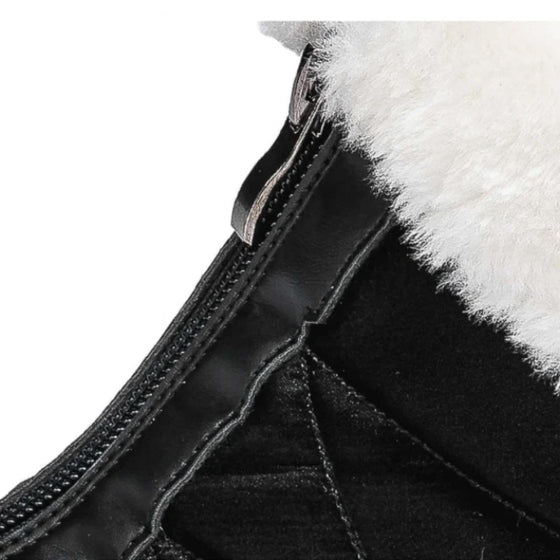 Halkfria Varma Snöstövlar Med Dragkedja För Kvinnor