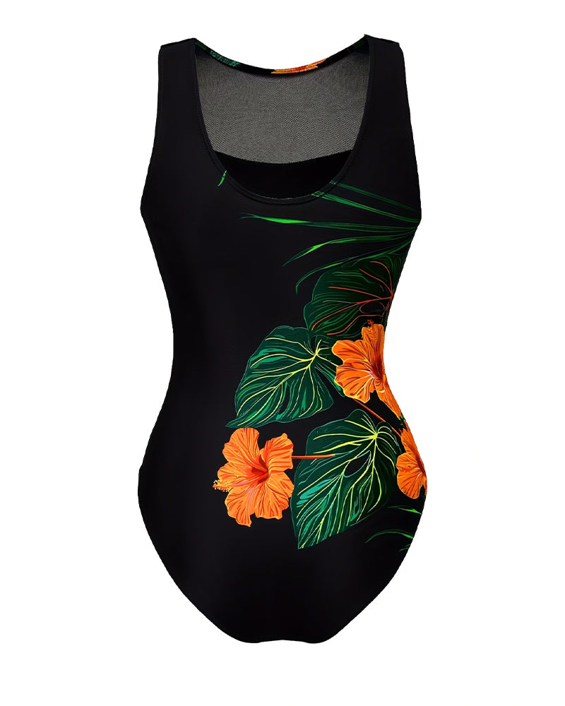 Ett Stycke Baddräkt Tryckt