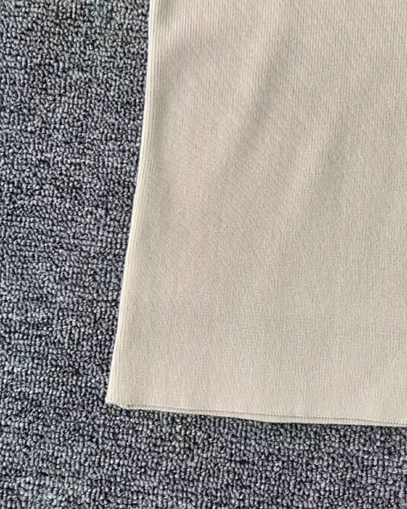 Blus Kontrastfärg Kavajslag Kortärmad