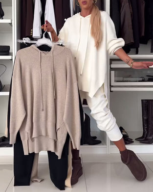 Tvådelat set - enfärgad tröja och byxor