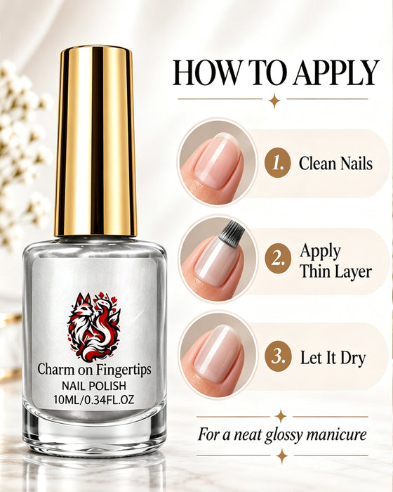 💅Nagellack Utan Bakning Hög Glans Vätska✨