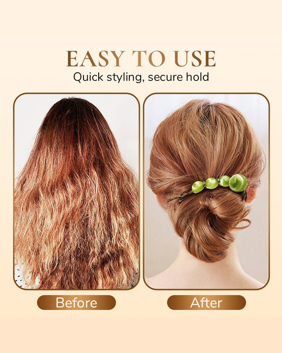 Elegant Hårklämma För Bakåtsatta Frisyrer