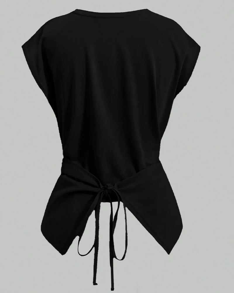 Topp A Korsrem Fåll Croppad