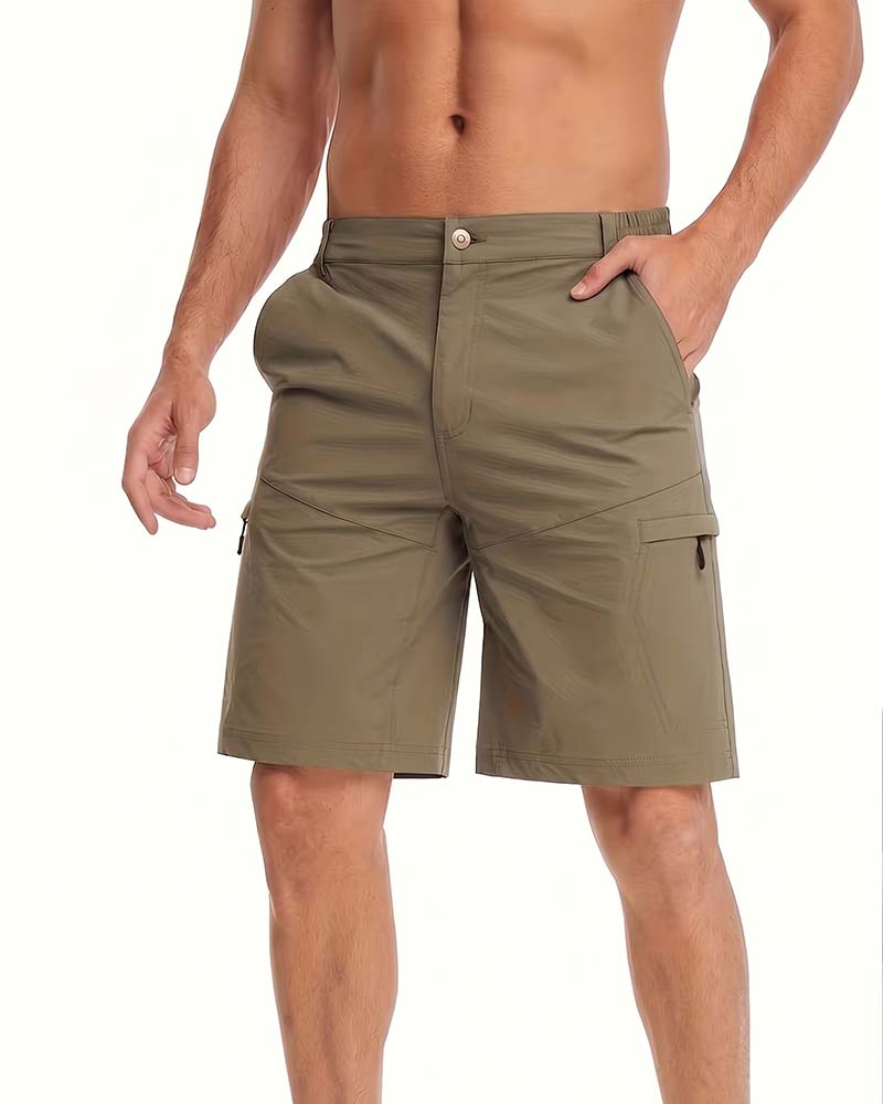Herr Shorts Avslappnade Enfärgade