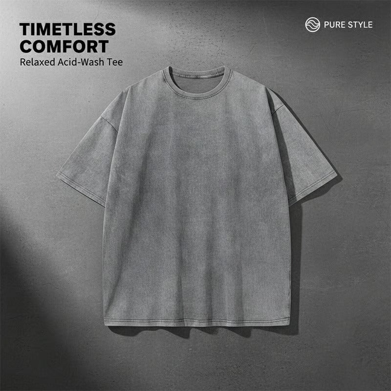 T-Shirt Herr Vintage Lössittande