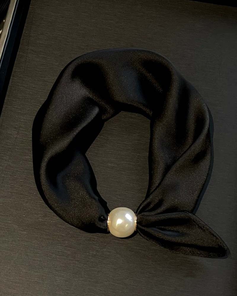Lättillgänglig Glamour: Pärlhalsbandscarf 🧣