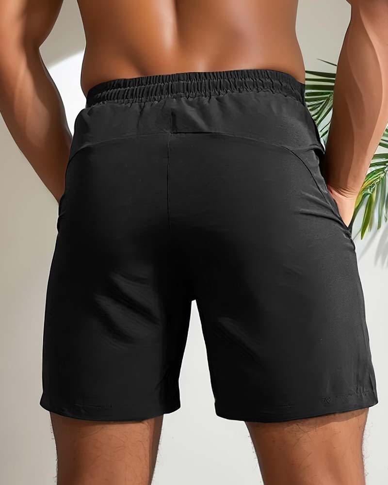 Shorts Män Andningsbar Snabbtorkande Atletisk