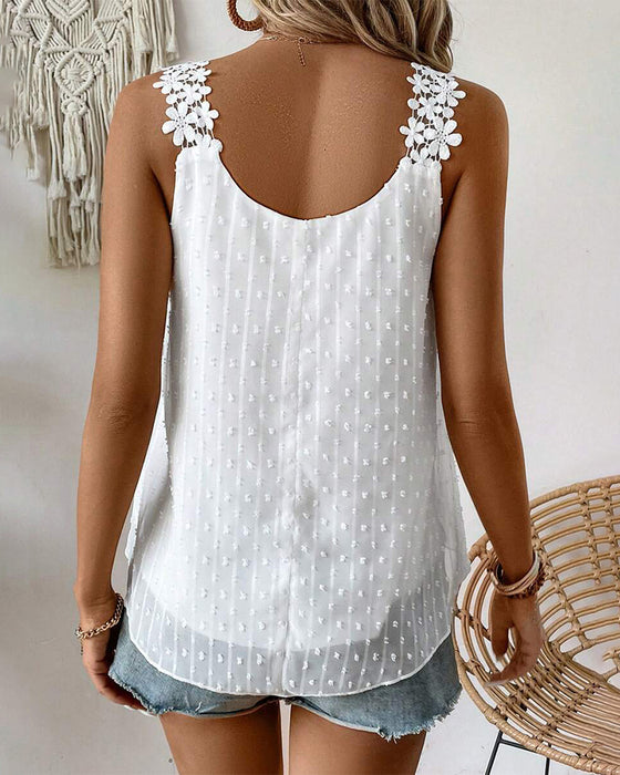 Väst Enfärgad Axelband