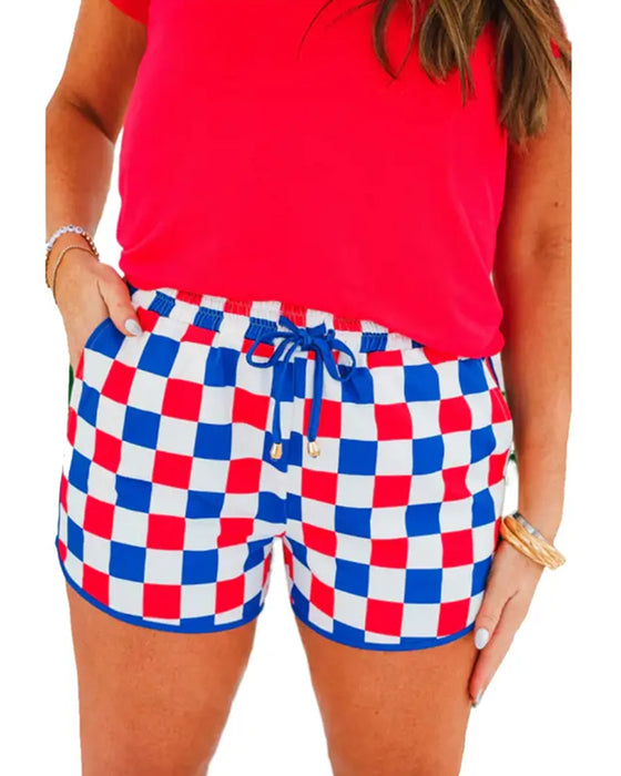 Shorts Schackbräde Dragsko Casual