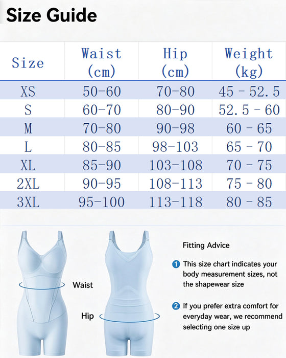 Svalkande Magkontroll Rumplyftande Shapewear Bodysuit