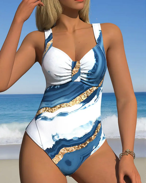 Bikini One Piece Tryckt