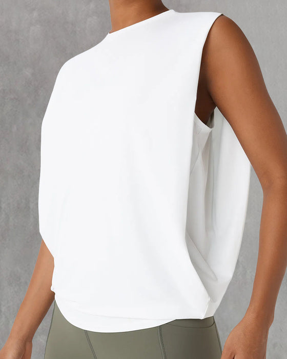 Väst Ärmlös Rund Hals Sport