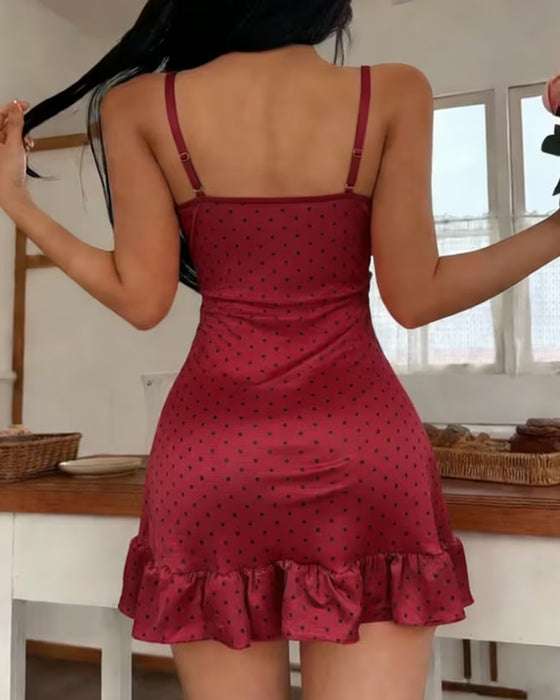 Klänning Sexig Spaghettiband Sov
