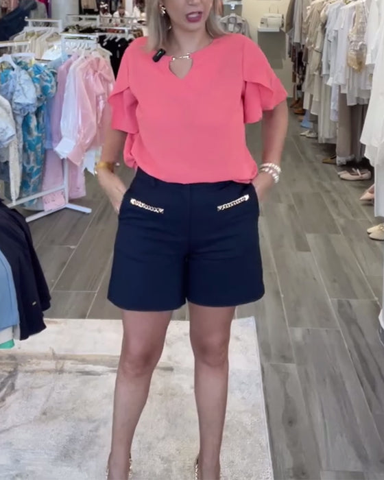 Shorts Kedjedekor Ledig