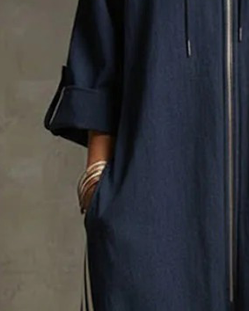 Hoppdräkt Randig Sportig Dragkedja