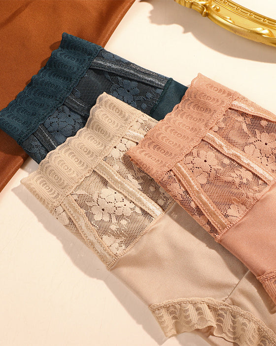 Hög Midja Lace Trosa För Kvinnor