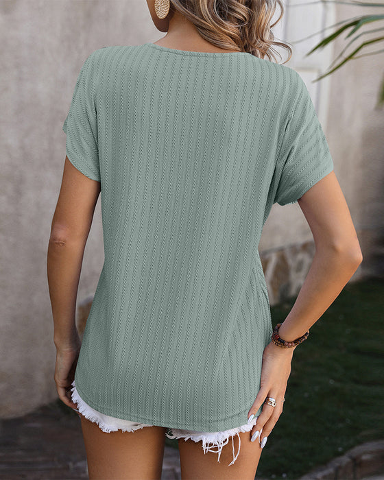 Topp med V-ringning och kedja