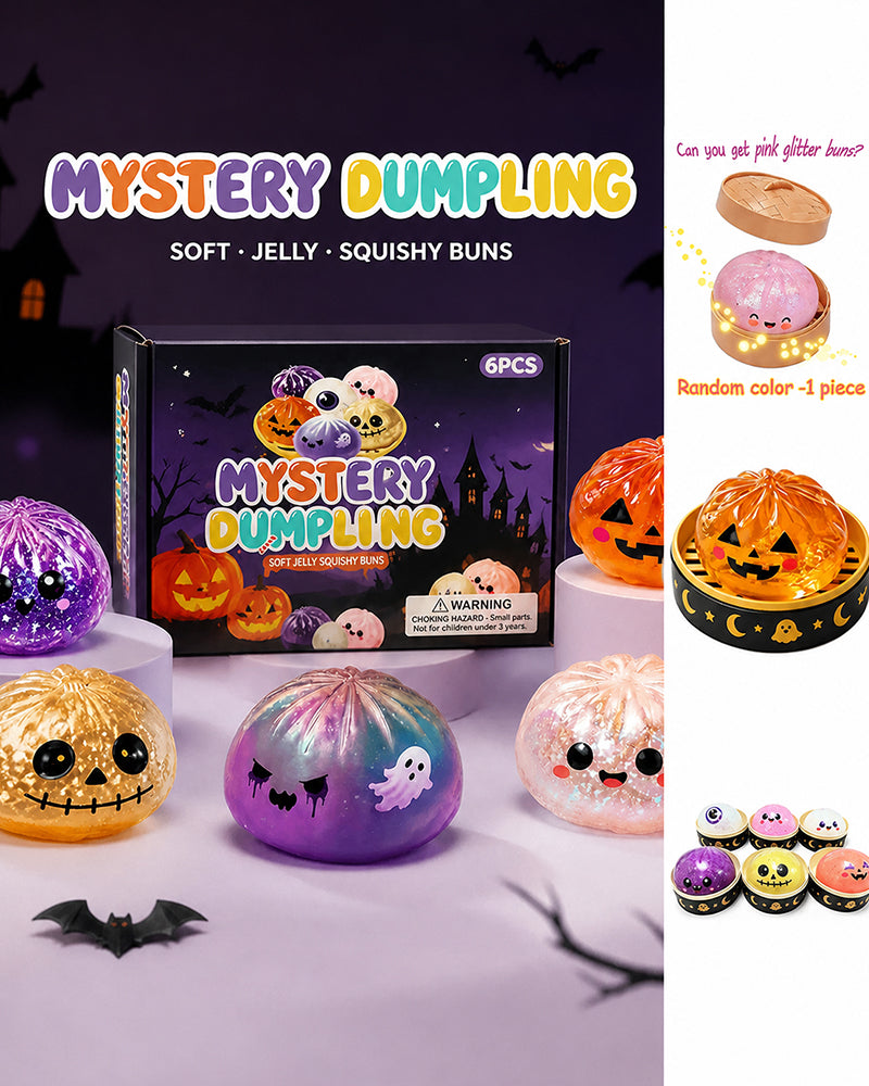 Halloween-Set Med Gulliga Läskiga Spök-Maruko-Mjuka Tryckleksaker, Miniatyr Bärbar Stressleksak, Sensoriska Produkter För Halloween-Tillbehör, Påfyllnad Till Festgodispåsar & Minipresenter