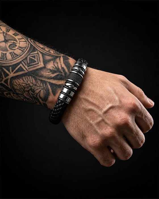 Premium Läderarmband För Män