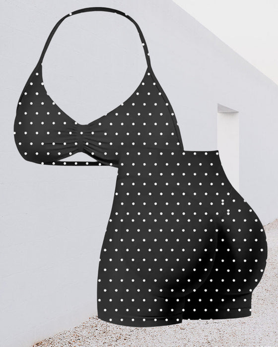 Set Hög Midja Lyftande Rumpa Leggings