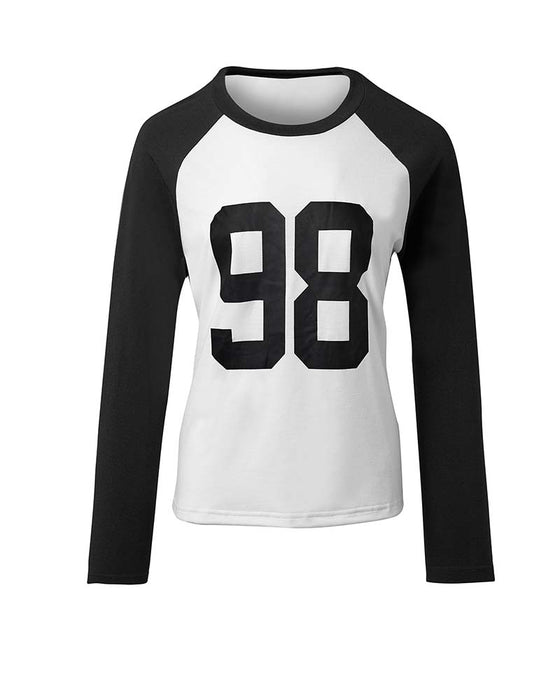 T-Shirt Casual Raglanärm