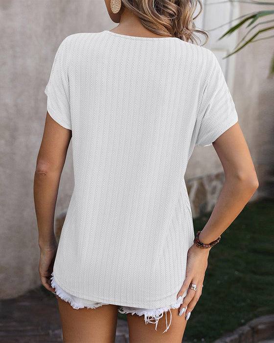 Topp med V-ringning och kedja