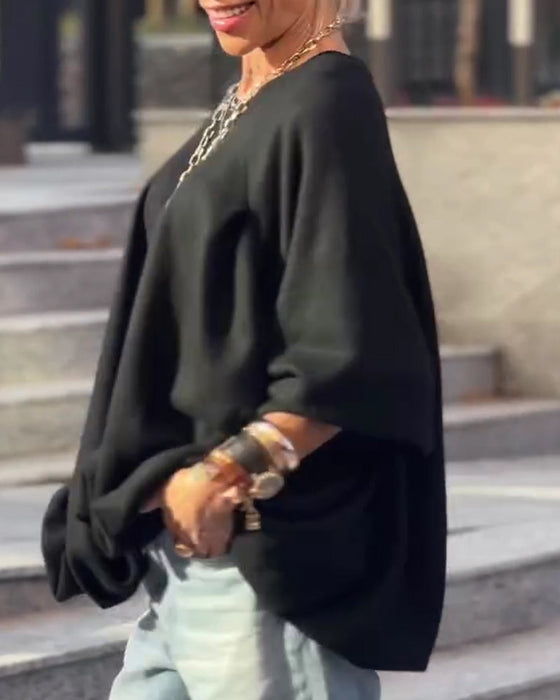 Topp Enfärgad Lös Asymmetrisk