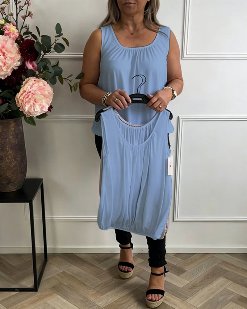 Tank Top Inbyggt Bh U-Ring Urskuren Casual