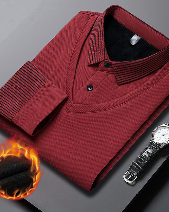 ⏳Begränsad Tid 50% Rabatt💥Randig Krage Fejkad Tvådelad Skjorta