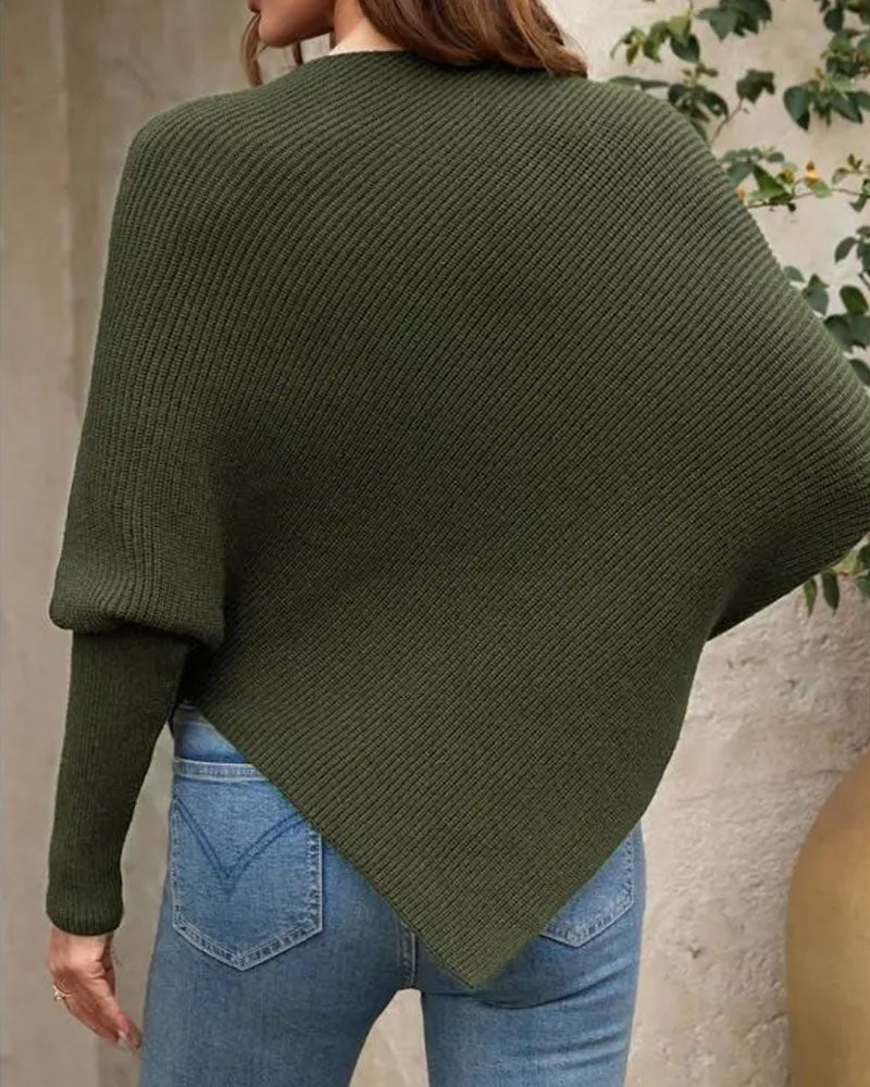 Pullover Stilig Blommig Oregelbunden
