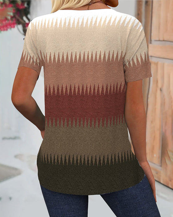 T-Shirt Stilren Bekväm Mönstrad